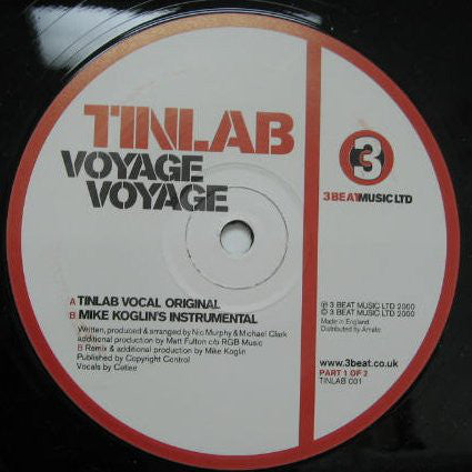 Tinlab - Voyage Voyage - Used Vinyl Record 12"