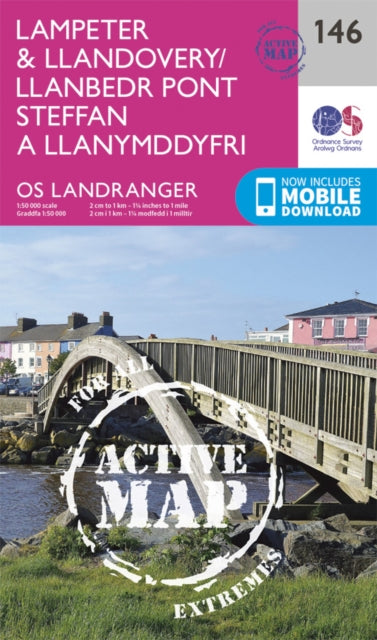 Ordnance Survey - Lampeter & Llandovery : 146 - New Sheet map