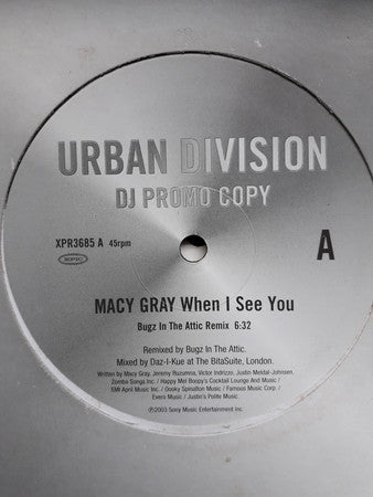 Macy Gray - When I See You - Used Vinyl Record 12"