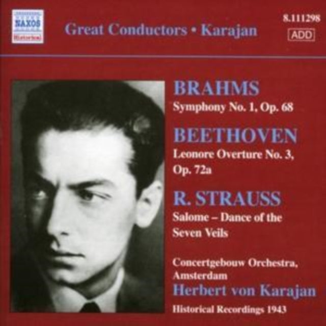 CONCERTGEBOUW ORCH:K - BRAHMS: SYMPHONY NO1 - CD