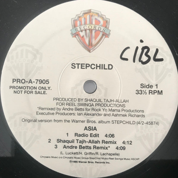 Stepchild - Asia - Used Vinyl Record 12"