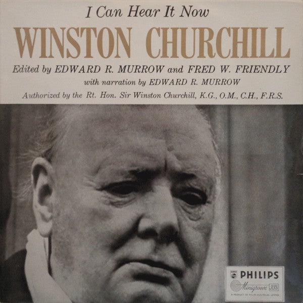 Winston Churchill - I Can Hear It Now - Used Vinyl Record