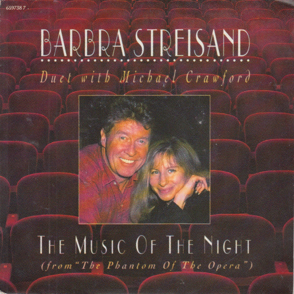 Barbra Streisand - Music Of The Night - Used Vinyl Record 7"
