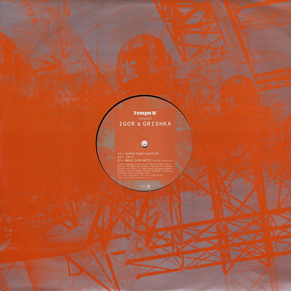 Igor & Grishka - Super Funky Hustler - Used Vinyl Record 12"