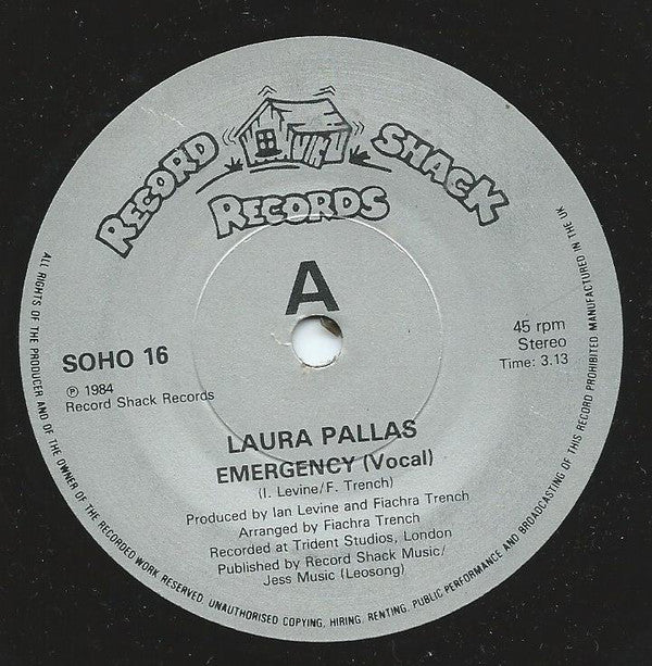 Laura Pallas - Emergency - Used Vinyl Record 7"