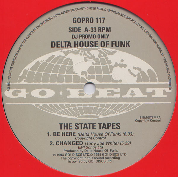 Delta House Of Funk - State Tapes - Used Vinyl Record 12"