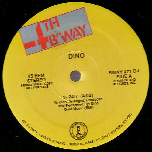 Dino - 24/7 - Used Vinyl Record 12"