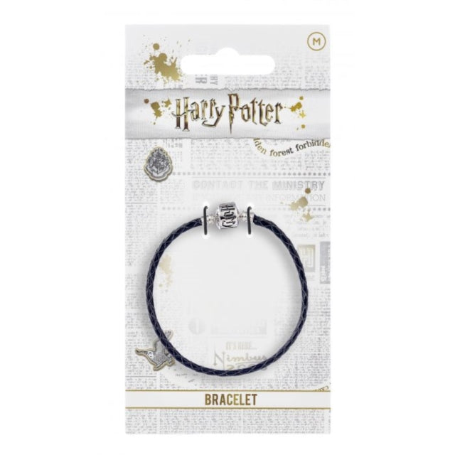 Harry Potter - Leather Charm Bracelet Black S - Leather