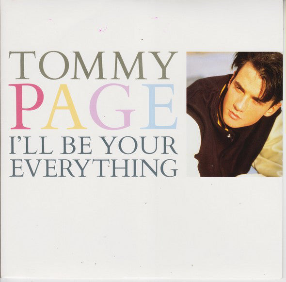 Tommy Page - I'll Be Your Everything - Used Vinyl Record 7"