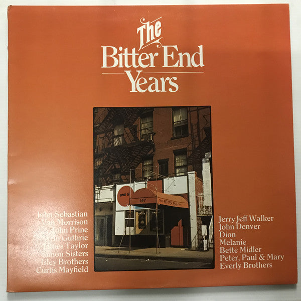 Various - Bitter End Years - Used Vinyl Record