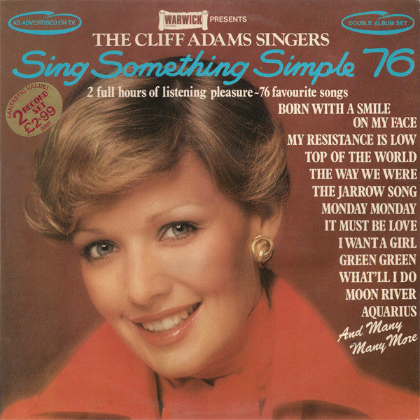 Cliff Adams Singers - Sing Something Simple 76 - Used Vinyl Record