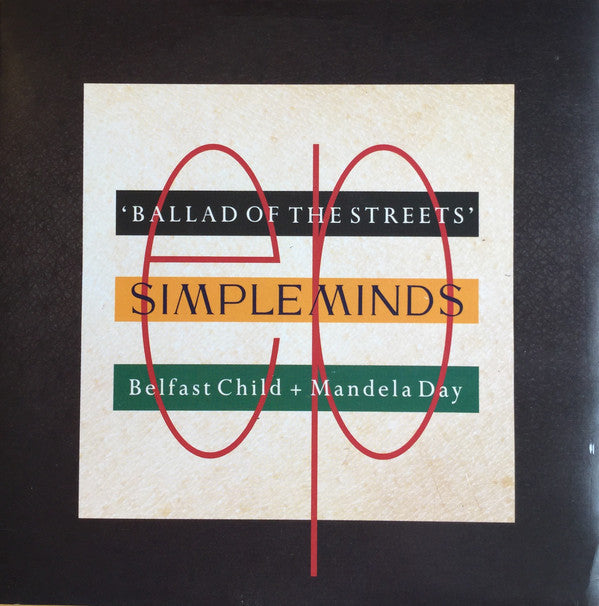 Simple Minds - Ballad Of The Streets - Used Vinyl Record 7"