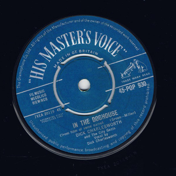 Dick Charlesworth An - In The Doghouse - Used Vinyl Record 7"