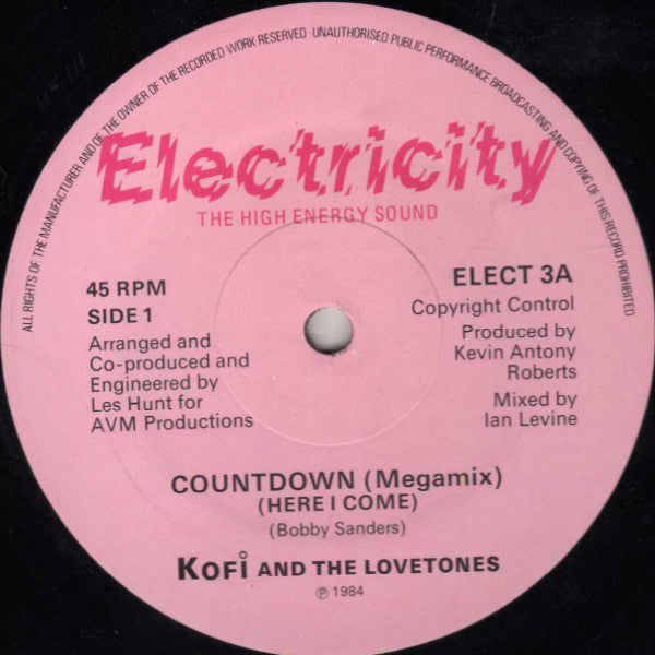 Kofi & The Love Tone - Countdown - Used Vinyl Record 12"