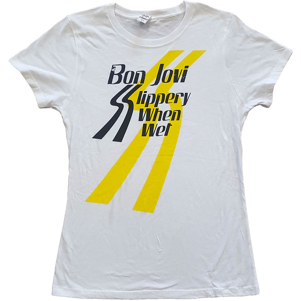 Bon Jovi - tshirt - Unisex - Short Sleeves - Medium