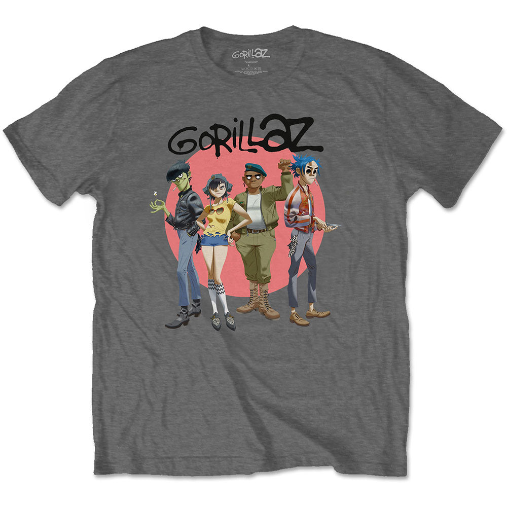 Gorillaz - tshirt - Unisex - Short Sleeves - Medium