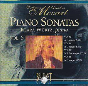 Wolfgang Amadeus Moz - Piano Sonatas Vol. 5 - Used CD