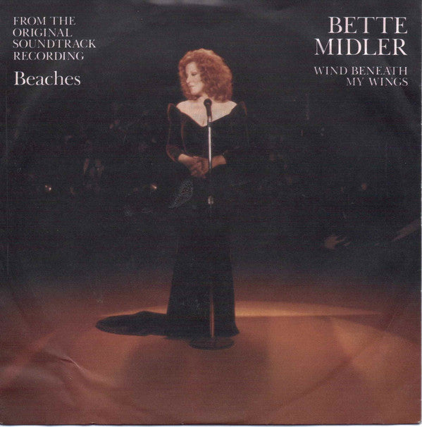 Bette Midler - Wind Beneath My Wings - Used Vinyl Record 7"