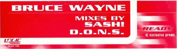 Bruce Wayne - Ready - Used Vinyl Record Promo
