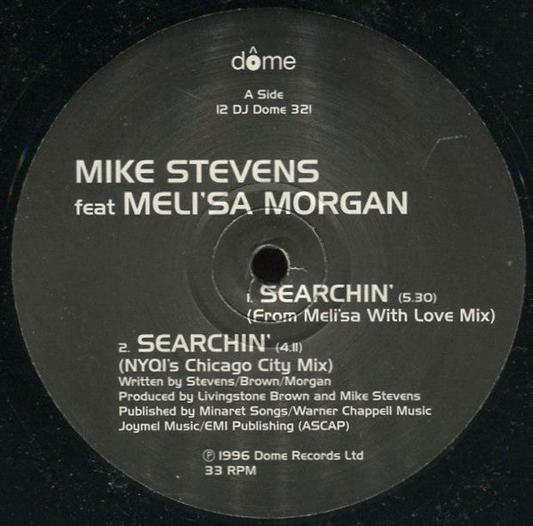 Mike Stevens - Searchin' - Used Vinyl Record 12"