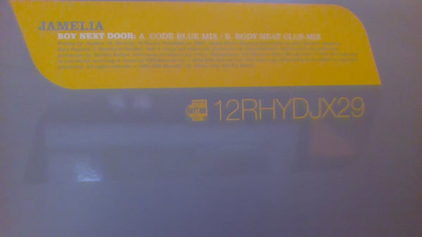 Jamelia - Boy Next Door - Raw Soul & Stush Mixes - Used Viny