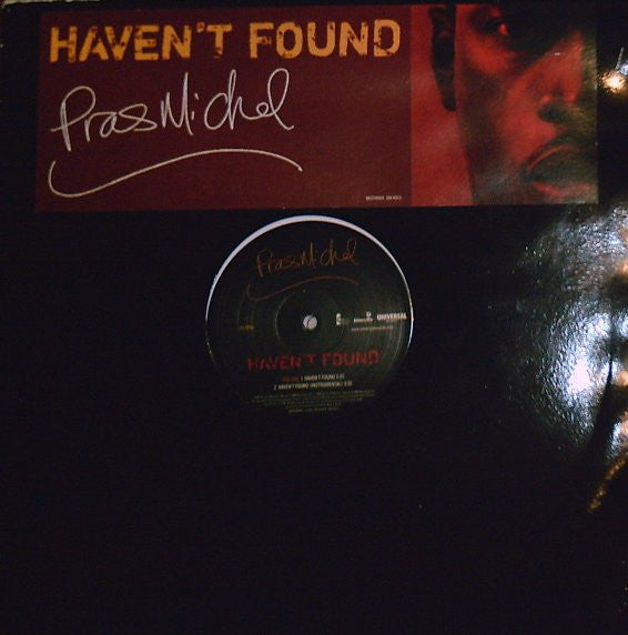Pras Michel - Haven't Found - Used Vinyl Record 12"