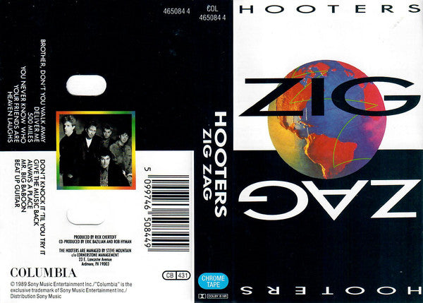 Hooters - Zig Zag - Used Cassette