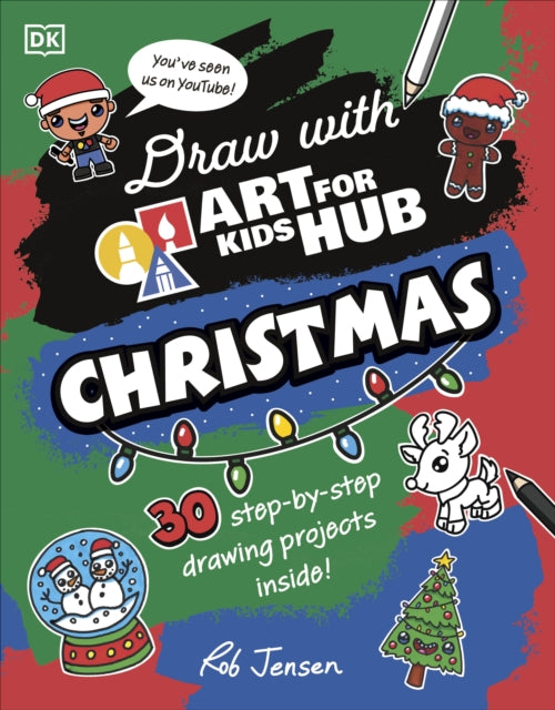Rob Jensen - Draw with Art for Kids Hub Christmas - New Paperback