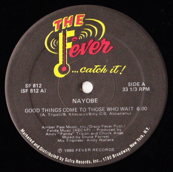 Nayobe - Good Things Come To Those Who Wait - Used Vinyl Record 12"