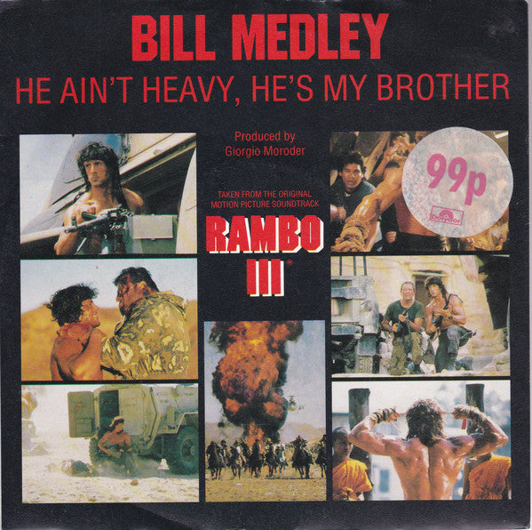Bill Medley - He Ain't Heavy, He's My Brother - Used Vinyl Record 7"
