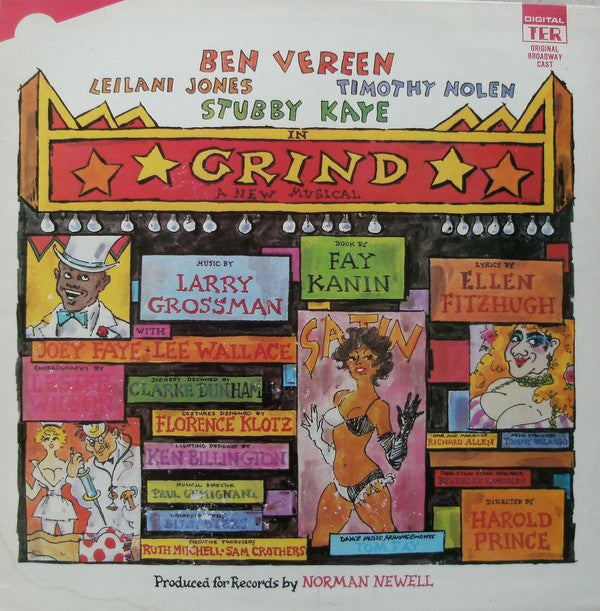 Ben Vereen - Grind -- Original Cast Recording - Used Vinyl Record