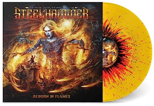 CHRIS BOHLTENDAHL'S - REBORN IN FLAMES (YELLOW/ORANGE/BLACK VINYL) - V