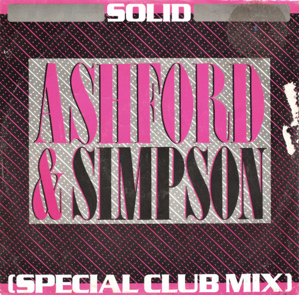 Ashford & Simpson - Solid (Special Club Mix) - Used Vinyl Record 12"