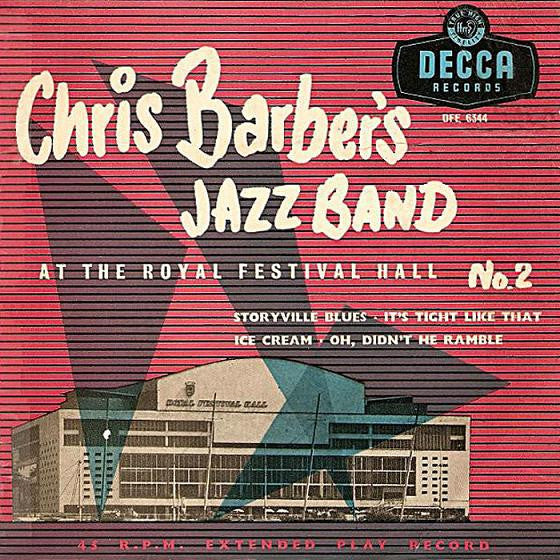 Chris Barber's Jazz - At The Royal Festival Hall No. 2 - Used Vinyl R