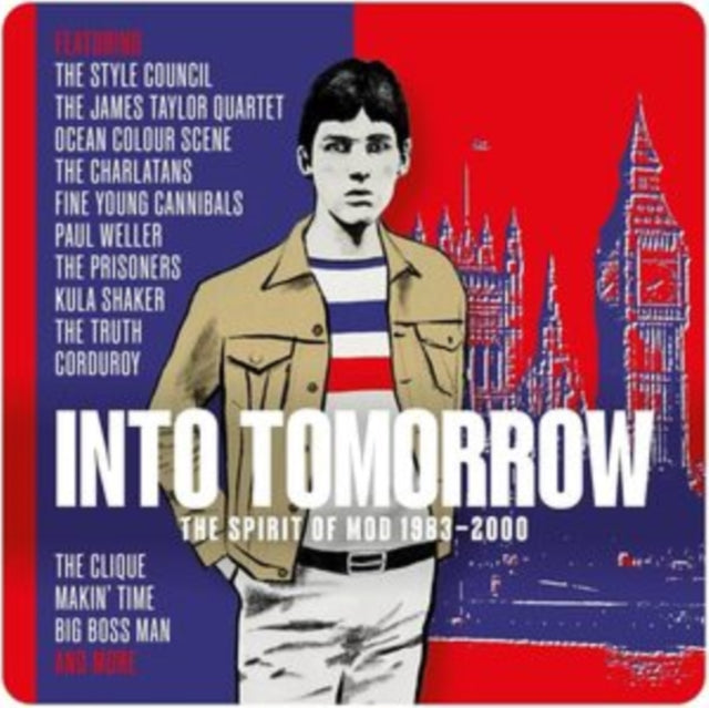 VARIOUS ARTISTS - INTO TOMORROW - THE SPIRIT OF MOD 1983-2000 4CD CLAM