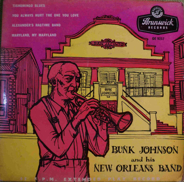Bunk Johnson And His - Tishomingo Blues - Used Vinyl Record 7"