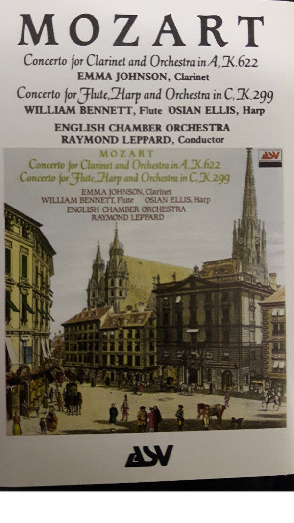 Wolfgang Amadeus Moz - Concerto For Clarinet And Orchestra In A, K.62