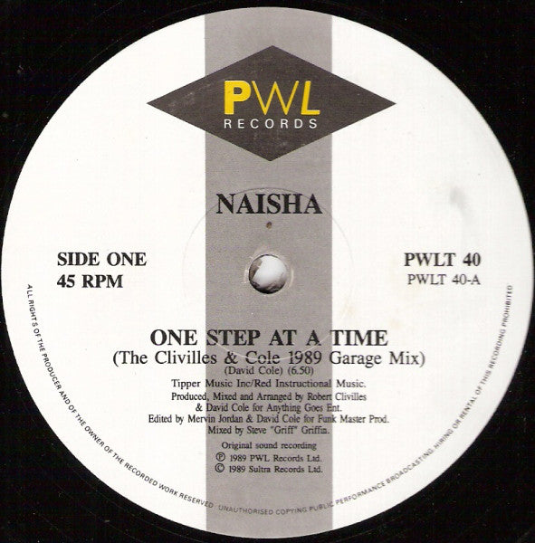 Naisha - One Step At A Time - Used Vinyl Record 12"