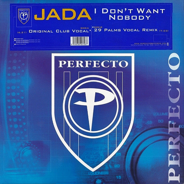 Jada - I Don't Want Nobody - Used Vinyl Record 12"