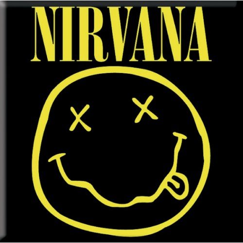 Nirvana - Fridge Magnet: Smiley - TV Memorabilia Fridge Magnets
