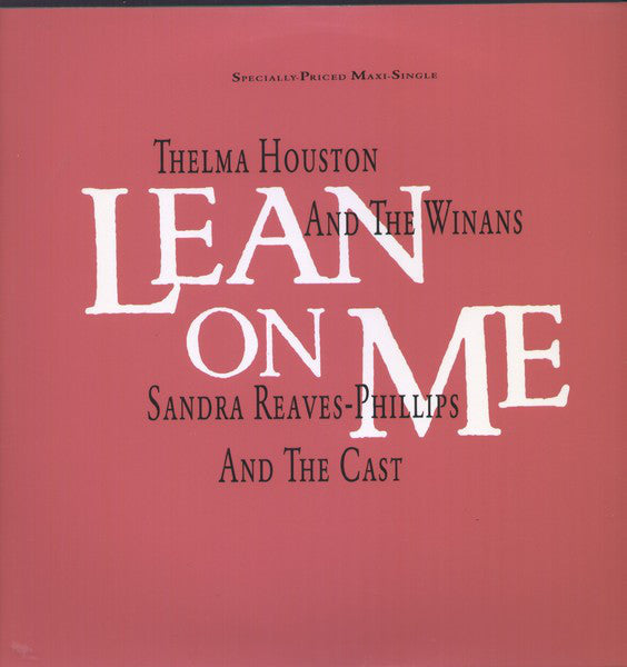 lma Houston - Lean On Me - Used Vinyl Record 12"
