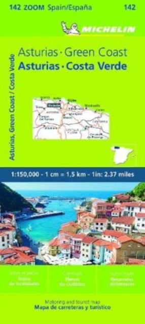 Michelin - Asturias, Costa Verde - Zoom Map 142 - New Sheet map