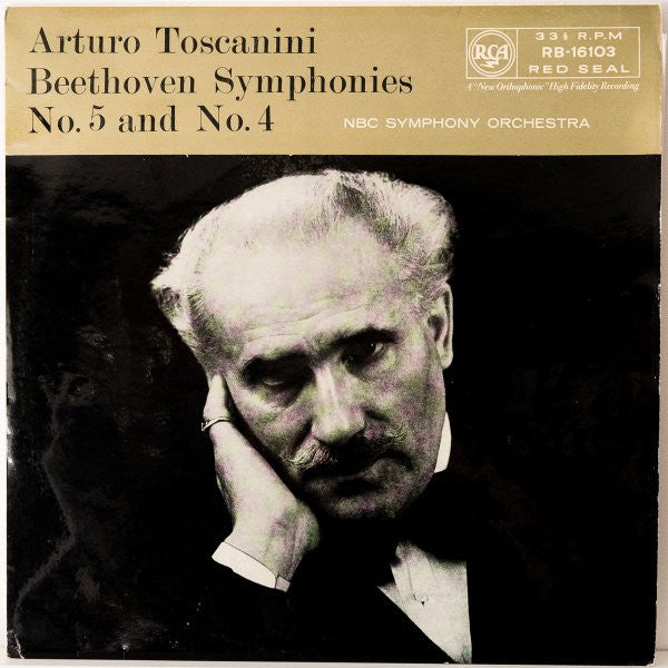 Arturo Toscanini - Beethoven Symphonies No.5 And No.4 - Used Vinyl Re