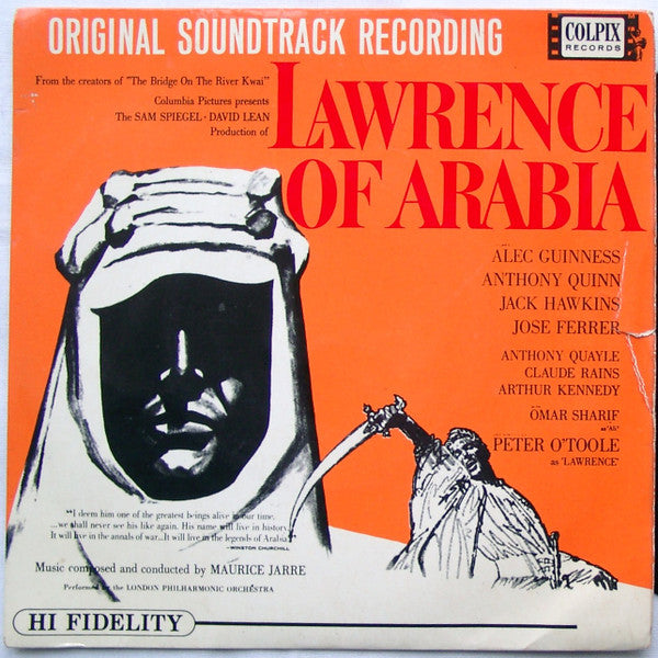London Philharmonic - Lawrence Of Arabia - Used Vinyl Record 7"