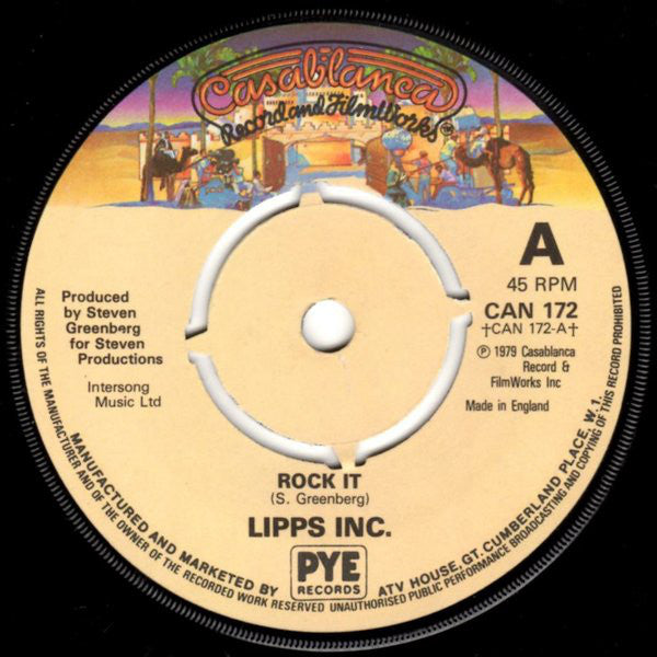 Lipps - Rock It - Used Vinyl Record 7"