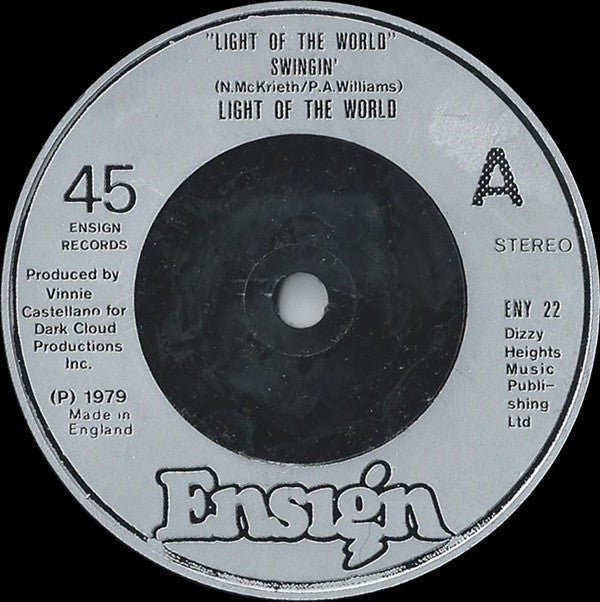 Light Of The World - Swingin' - Used Vinyl Record 7"