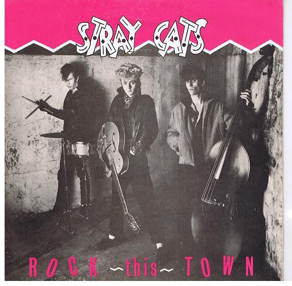 Stray Cats - Rock This Town - Used Vinyl Record 7"