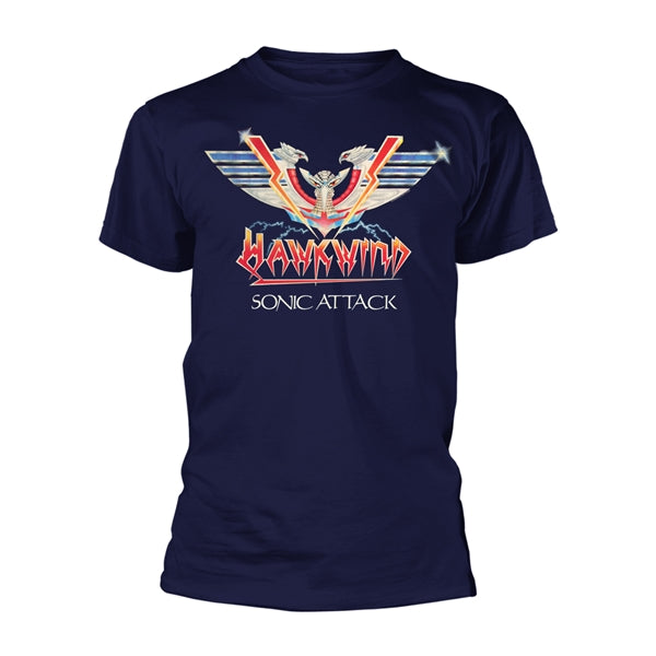 HAWKWIND - SONIC ATTACK (N - tshirt - T Shirt - Size S