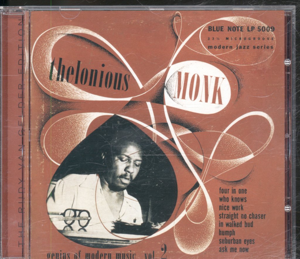 lonious Monk - Genius Of Modern Music, Vol. 2 - CD