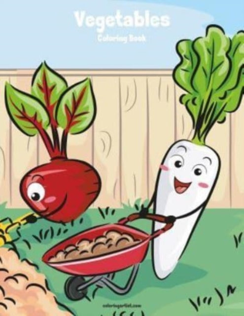 Snels - Vegetables Coloring Book 1 - New paperback or softback